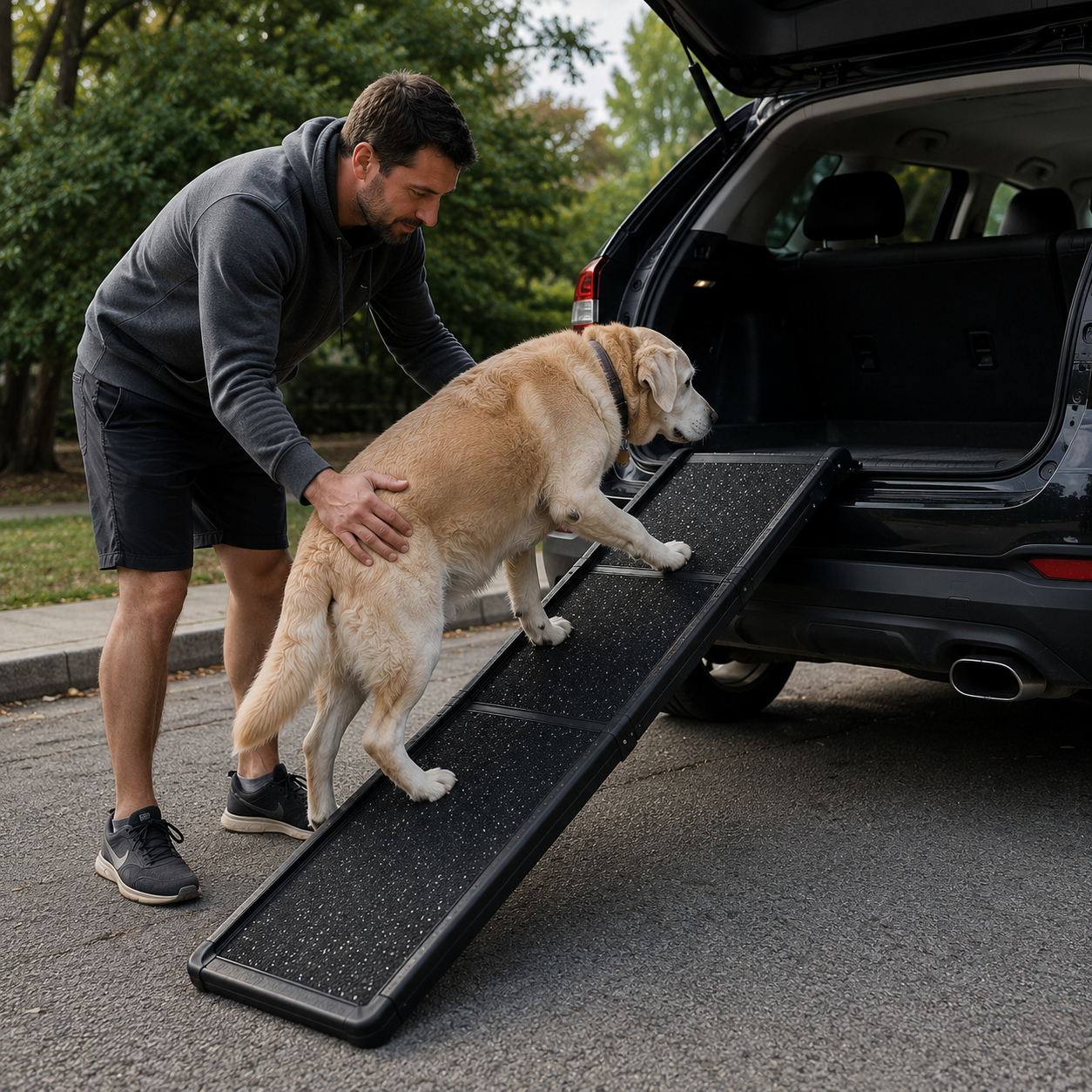 Folding Dog Vehicle Ramp