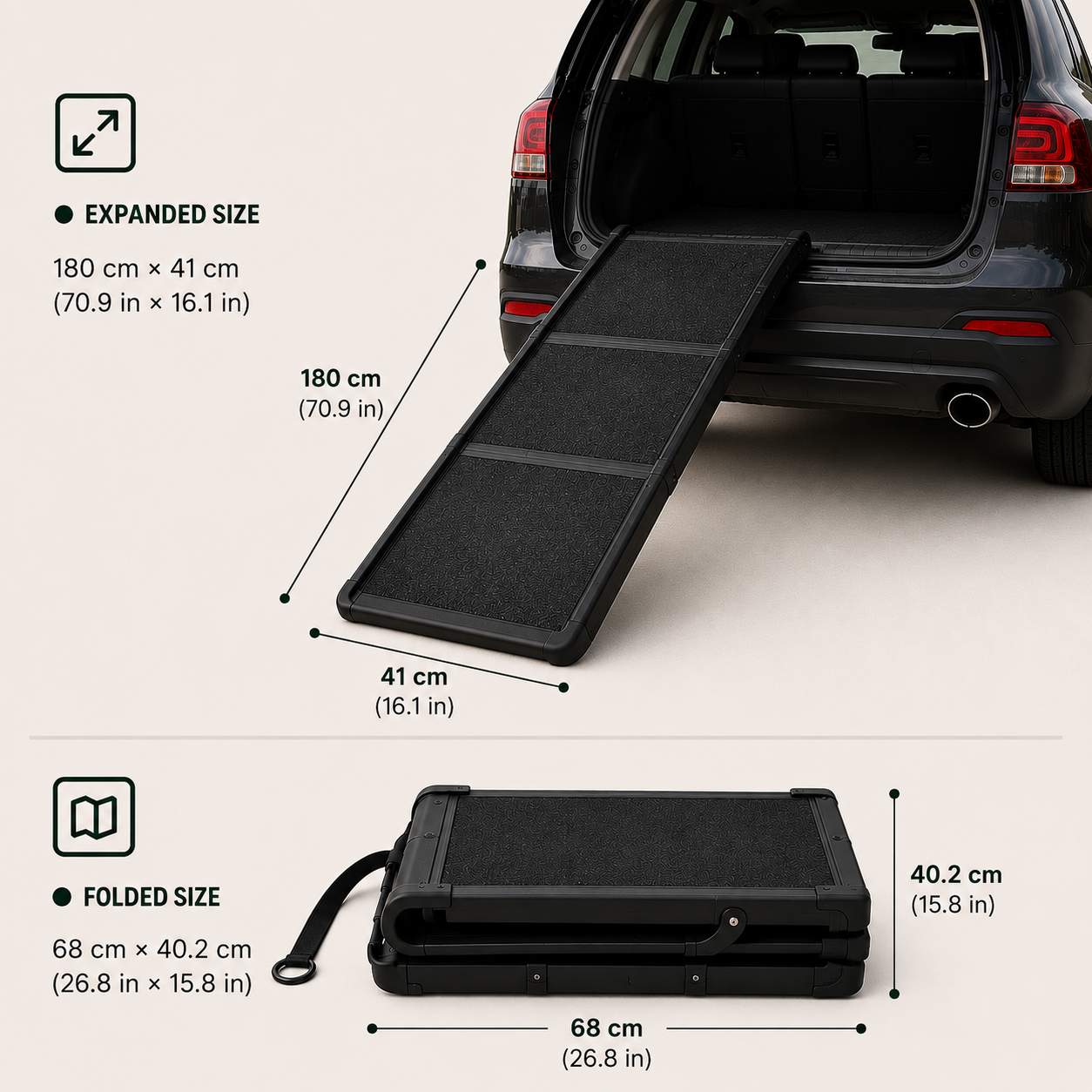 Folding Dog Vehicle Ramp