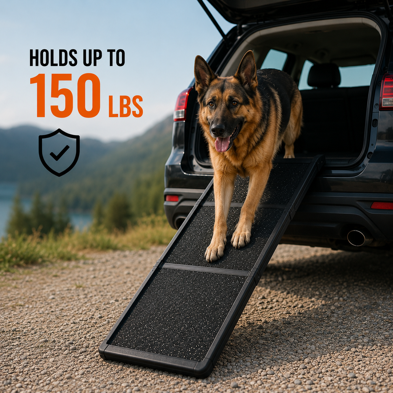 Folding Dog Vehicle Ramp