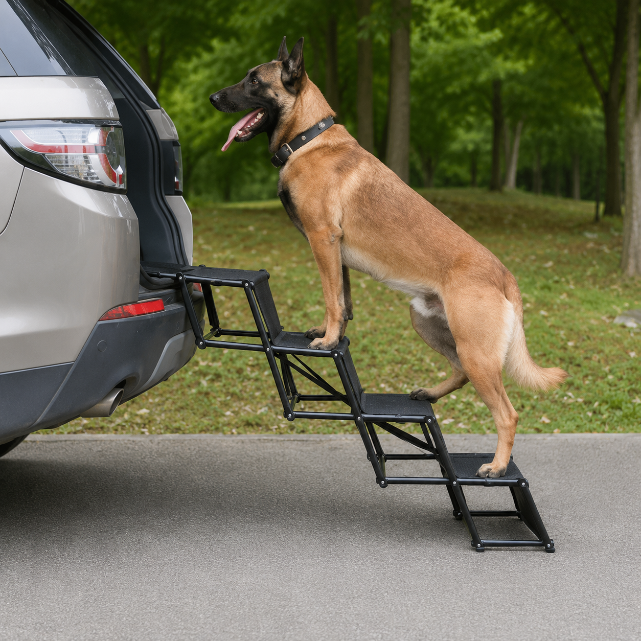 Folding Dog Stairs for Cars, SUVs and Trucks