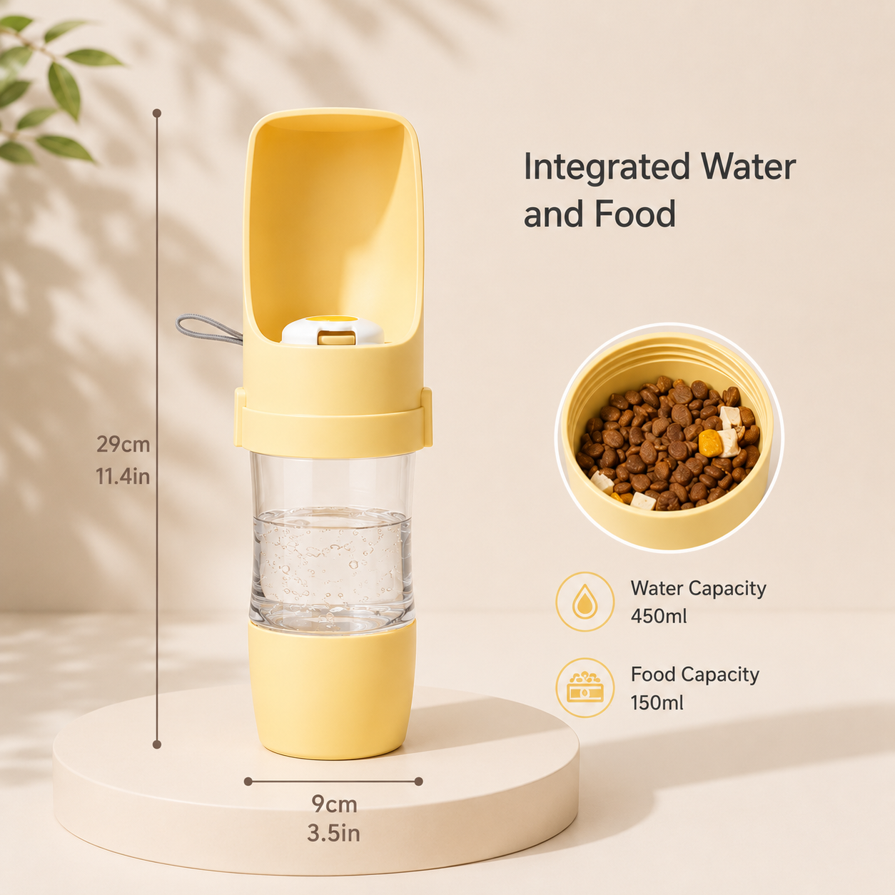Portable Dog Water & Food Bottle