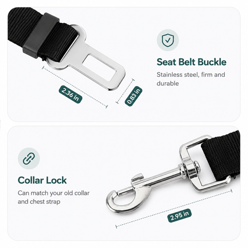 Adjustable Dog Car Seat Belt
