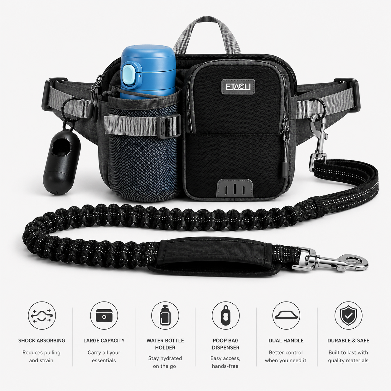 Hands-Free Dog Walking Belt