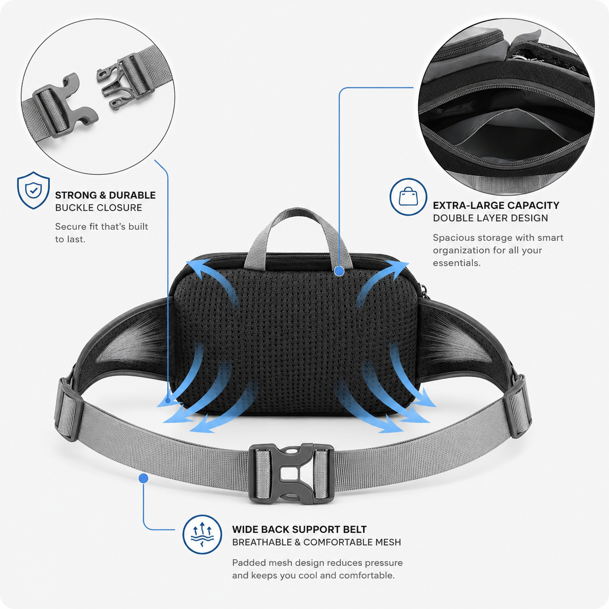 Hands-Free Dog Walking Belt